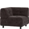 Wohnen Sofas<Couch-Eckmodul in Graubraun & Schwarz - Sundini