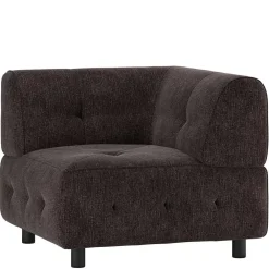 Wohnen Sofas<Couch-Eckmodul in Graubraun & Schwarz - Sundini