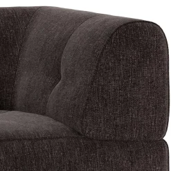 Wohnen Sofas<Couch-Eckmodul in Graubraun & Schwarz - Sundini