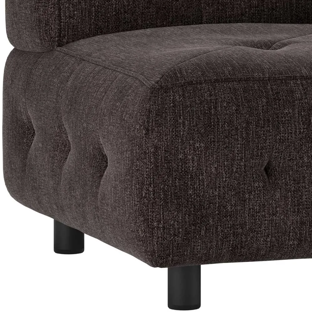 Wohnen Sofas<Couch-Eckmodul in Graubraun & Schwarz - Sundini