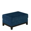 Wohnen Hocker<Couchhocker in Dunkelblau Veloursbezug - MissP