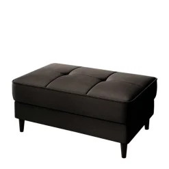 Wohnen Hocker<Couchhocker mit Stauraum in Dunkelbraun - Drosalina