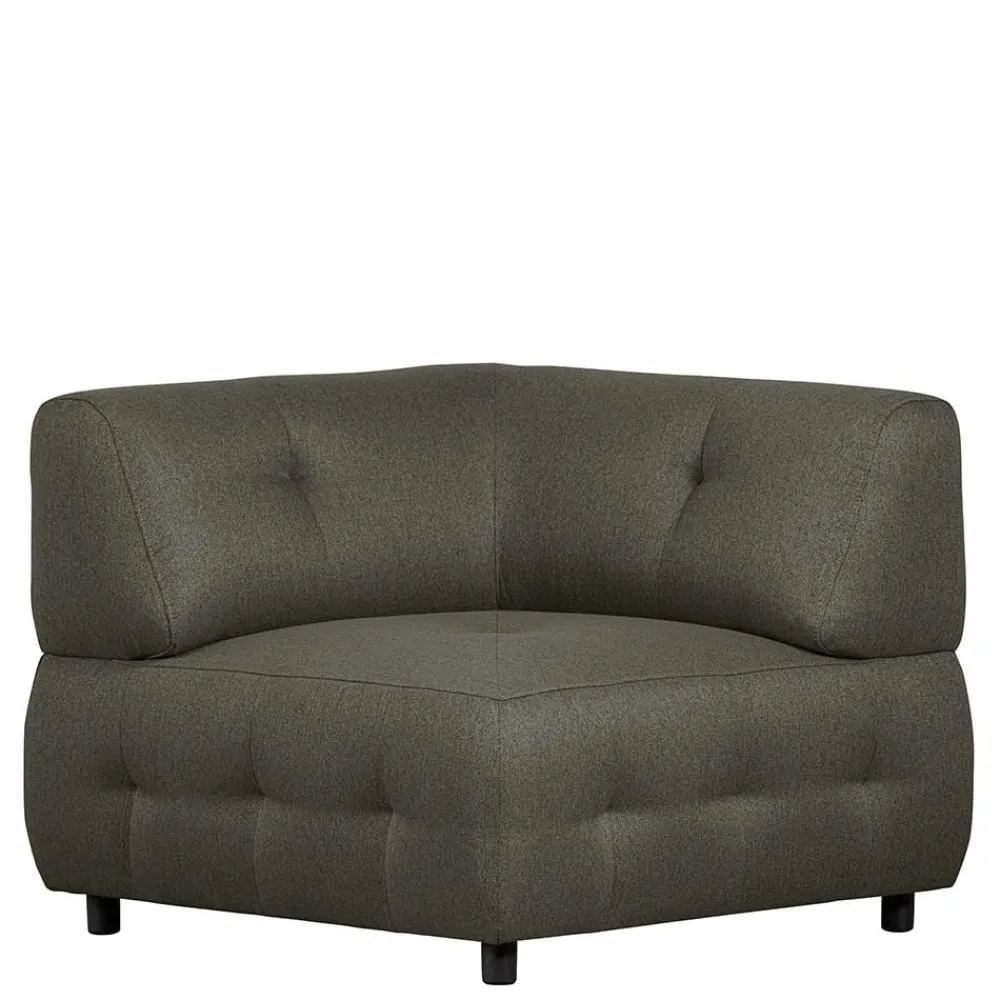 Wohnen Sofas<Couchmodul Ecke in Blassgrün Stoff - Niridena