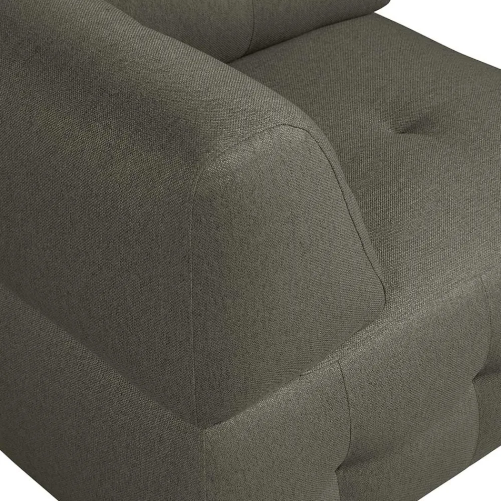 Wohnen Sofas<Couchmodul Ecke in Blassgrün Stoff - Niridena