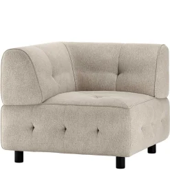 Wohnen Sofas<Couchmodul Ecke in Hellgrau meliert - Curtici
