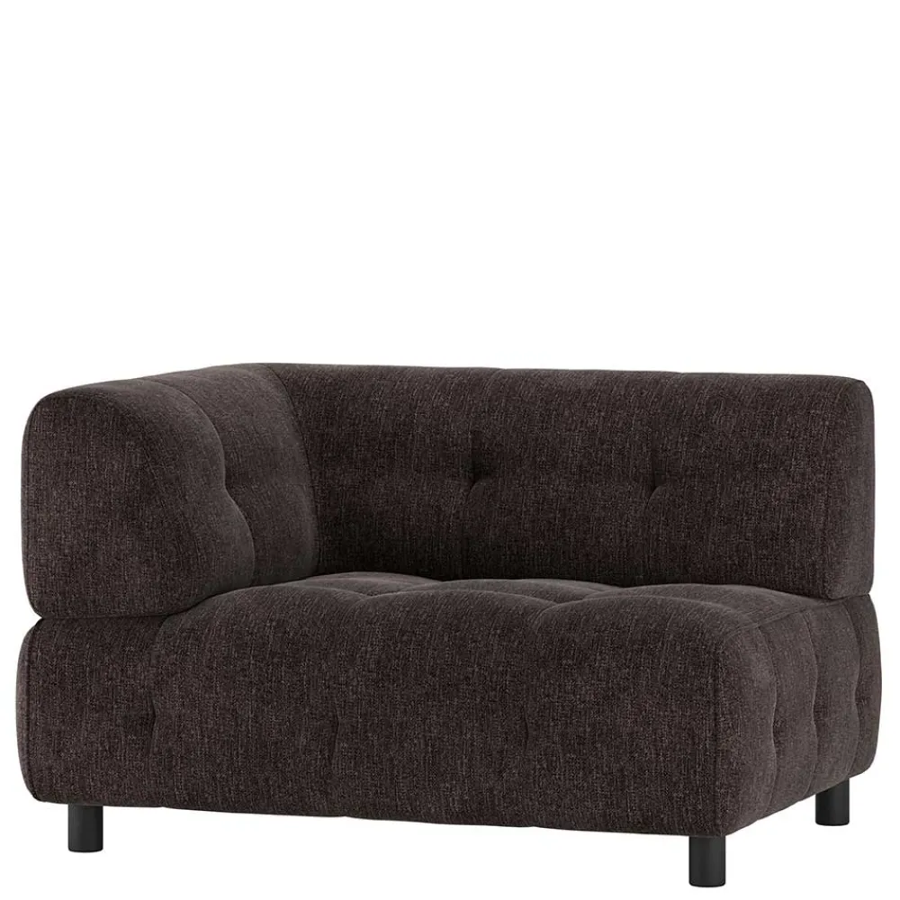 Wohnen Sofas<Couchmodul Ecke links in Graubraun - Sundini