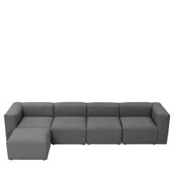 Wohnen Sofas<Couchmodul Kombination in Anthrazit - Telrama (fünfteilig)
