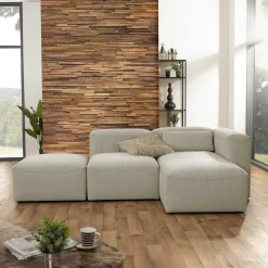 Wohnen Sofas<Couchmodule Kombi in Cremeweiß - Tembreno (dreiteilig)