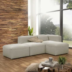 Wohnen Sofas<Couchmodule Kombi in Cremeweiß - Tembreno (dreiteilig)