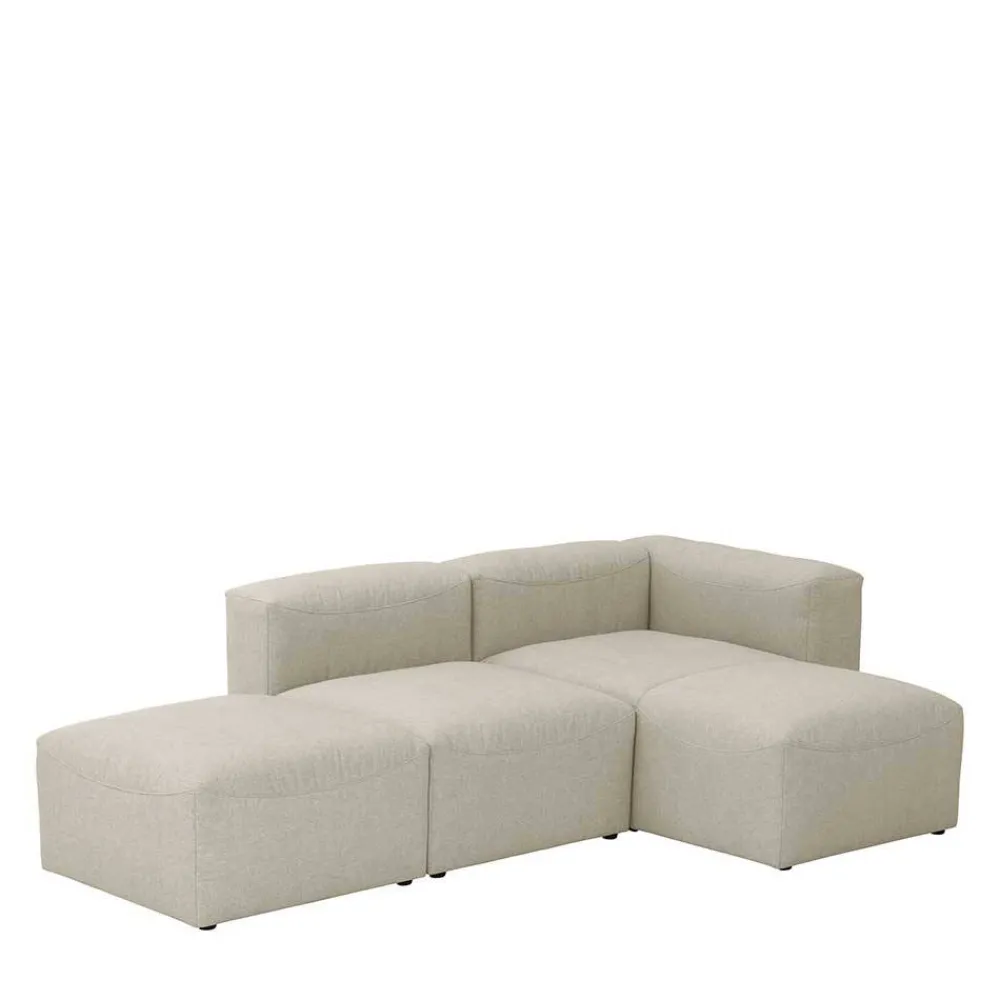 Wohnen Sofas<Couchmodule Kombi in Cremeweiß - Tembreno (dreiteilig)