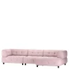 Wohnen Sofas<Couchmodule Set in Mauve Stoffbezug - Grove (dreiteilig)