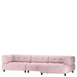 Wohnen Sofas<Couchmodule Set in Mauve Stoffbezug - Grove (dreiteilig)