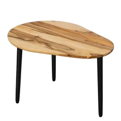 Wohnen Tische<Couchtisch aus Massivholz Nussbaum - Continento