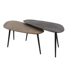 Wohnen Tische<Couchtisch Duo in Nierenform - Emra (zweiteilig)