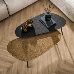 Wohnen Tische<Couchtisch Duo in Nierenform - Emra (zweiteilig)