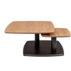 Wohnen Tische<Couchtisch mit zwei Platten verdrehbar - Mesues