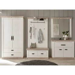 Wohnen Garderoben<Country Flurmöbel Kombi Set - Nedita (fünfteilig)