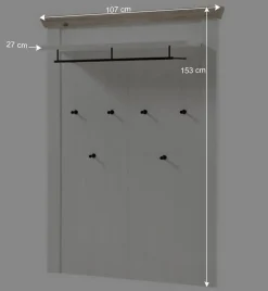 Wohnen Garderoben<Country Flurmöbel Kombi Set - Nedita (fünfteilig)