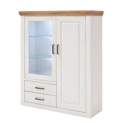 Wohnen Highboards<Country Highboard Vitrine mit Stauraum - Samula