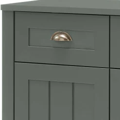 Wohnen Sideboards<Country Kombi-Kommode in Dunkelgrün - Niestov