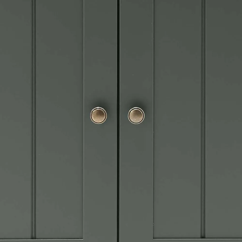 Wohnen Sideboards<Country Kombi-Kommode in Dunkelgrün - Niestov