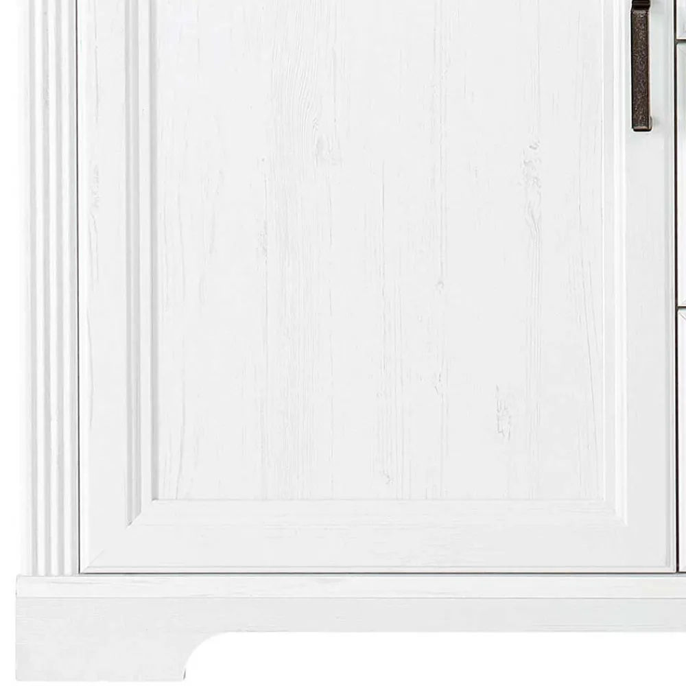 Wohnen Sideboards<Country Style Anrichte in Weiß mit Eiche - Mehady