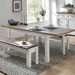 Wohnen Tische<Country Style Ausziehtisch zweifarbig - Sinolita