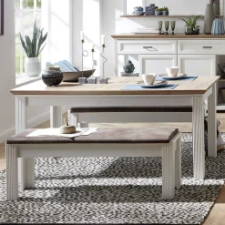 Wohnen Tische<Country Style Ausziehtisch zweifarbig - Sinolita