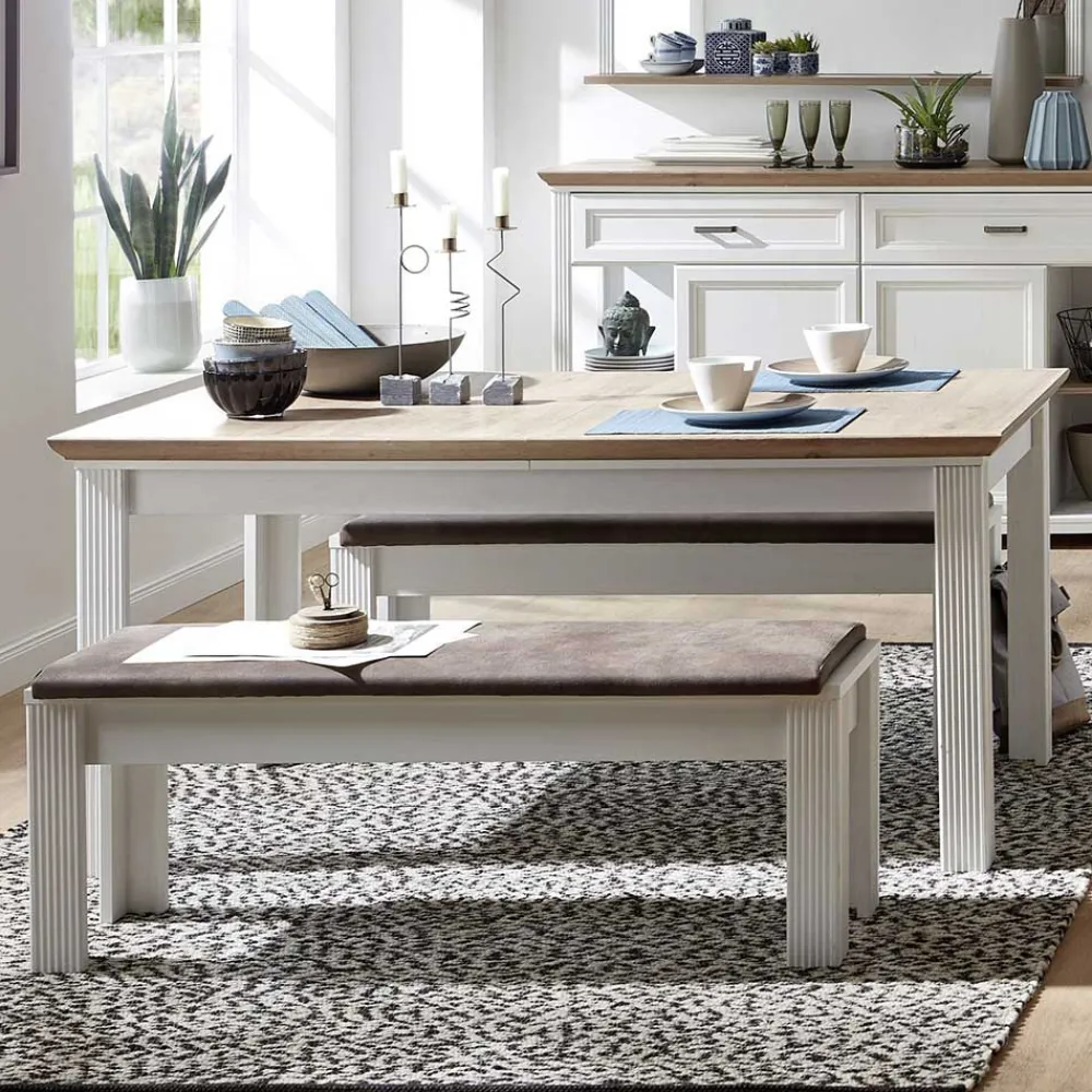 Wohnen Tische<Country Style Ausziehtisch zweifarbig - Sinolita