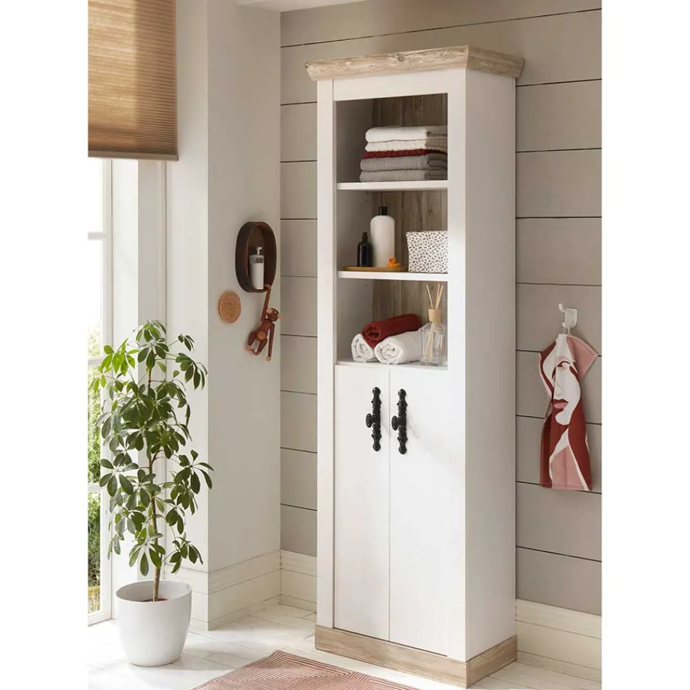 Wohnen Schränke<Country Style Badschrank 200 cm hoch - Doules