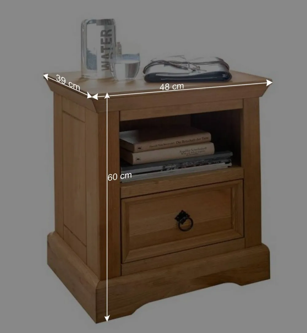 Wohnen Kommoden<Country Style Nachtkommode 48x60x39 cm - Voeca