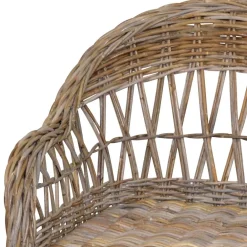 Wohnen Sessel<Country Style Rattansessel in Grey Wash - Lazium