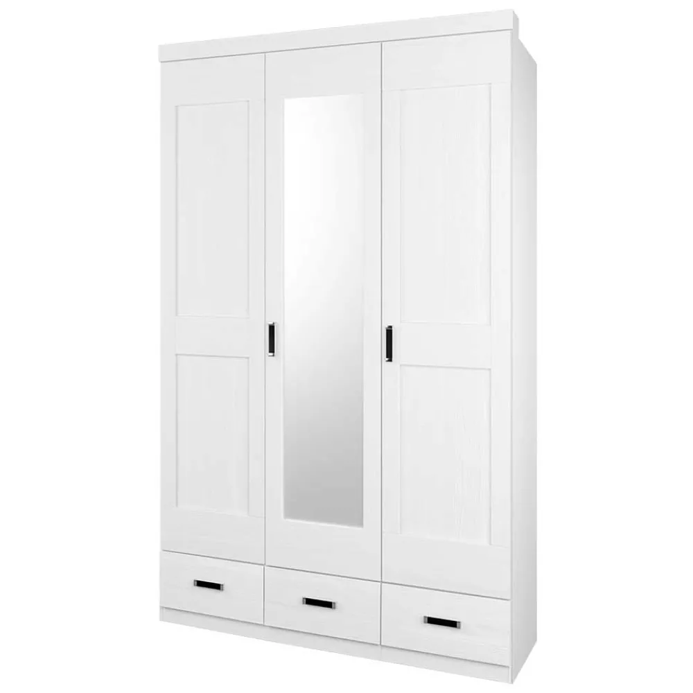 Wohnen Kleiderschränke<Country Style Schrank in Pinie Weiß - Imtreba I