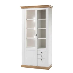 Wohnen Vitrinen<Country Style Vitrinenschrank zweifarbig - Diatara