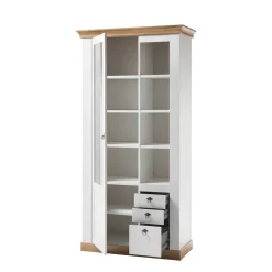 Wohnen Vitrinen<Country Style Vitrinenschrank zweifarbig - Diatara