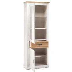 Wohnen Vitrinen<Country Style Vitrinenschrank 76x205x40 cm - Mascus