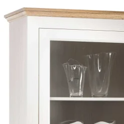 Wohnen Vitrinen<Country Style Vitrinenschrank 76x205x40 cm - Mascus