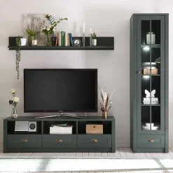 Wohnen Wohnwände<Country TV Board & Möbel Set - Niestov (dreiteilig)