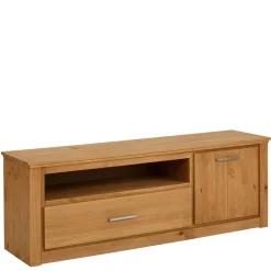Wohnen Tv & Hifi-Möbel|Lowboards<Country TV Board aus Kiefer gebeizt geölt - Tergola