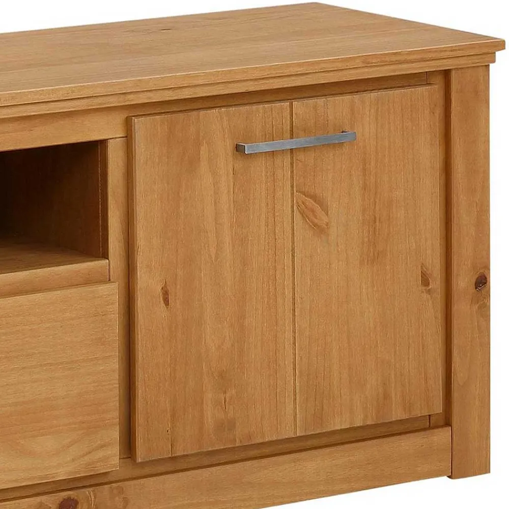 Wohnen Tv & Hifi-Möbel|Lowboards<Country TV Board aus Kiefer gebeizt geölt - Tergola