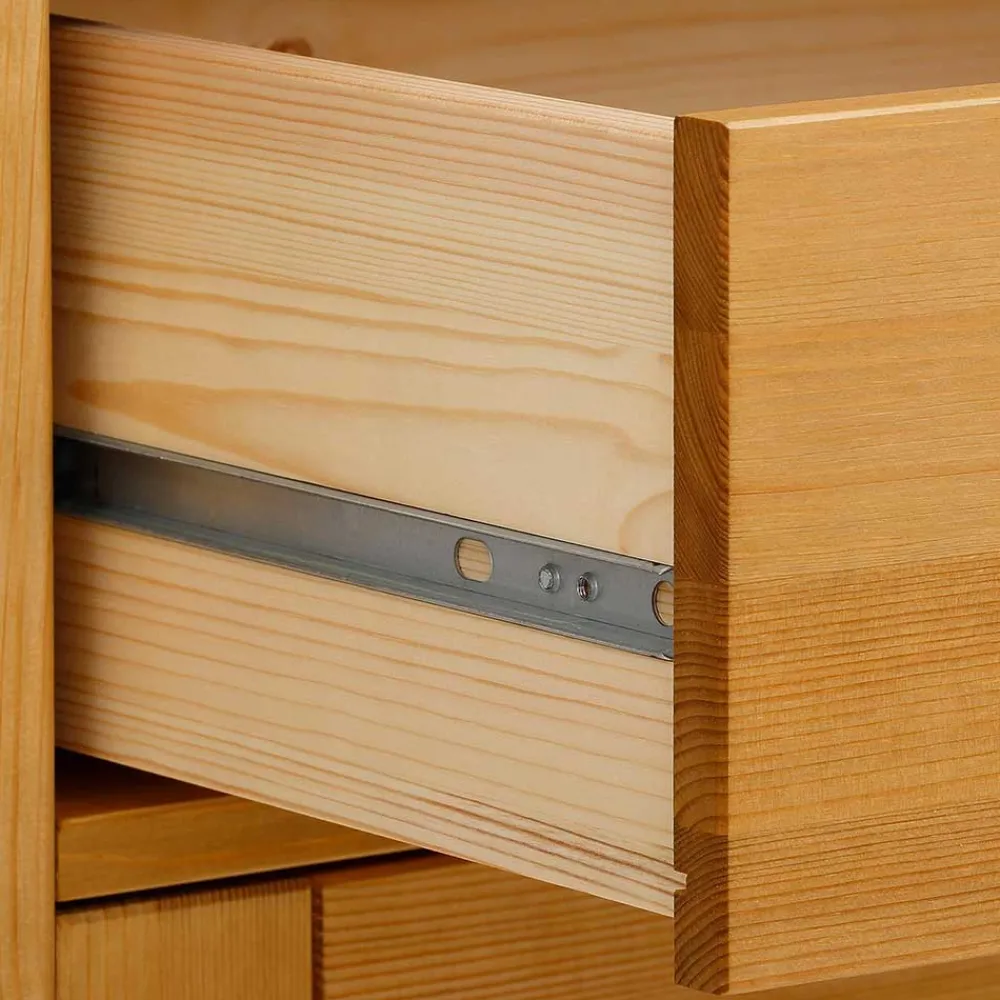 Wohnen Sideboards<Dekorative Kombi Kommode aus Kiefer massiv - Fausanda