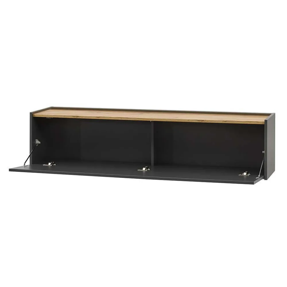 Wohnen Wohnwände<Design Anbauwand fürs Wohnzimmer - Ahilav (dreiteilig)