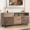 Wohnen Sideboards<Design Anrichte aus Massivholz - Merlan