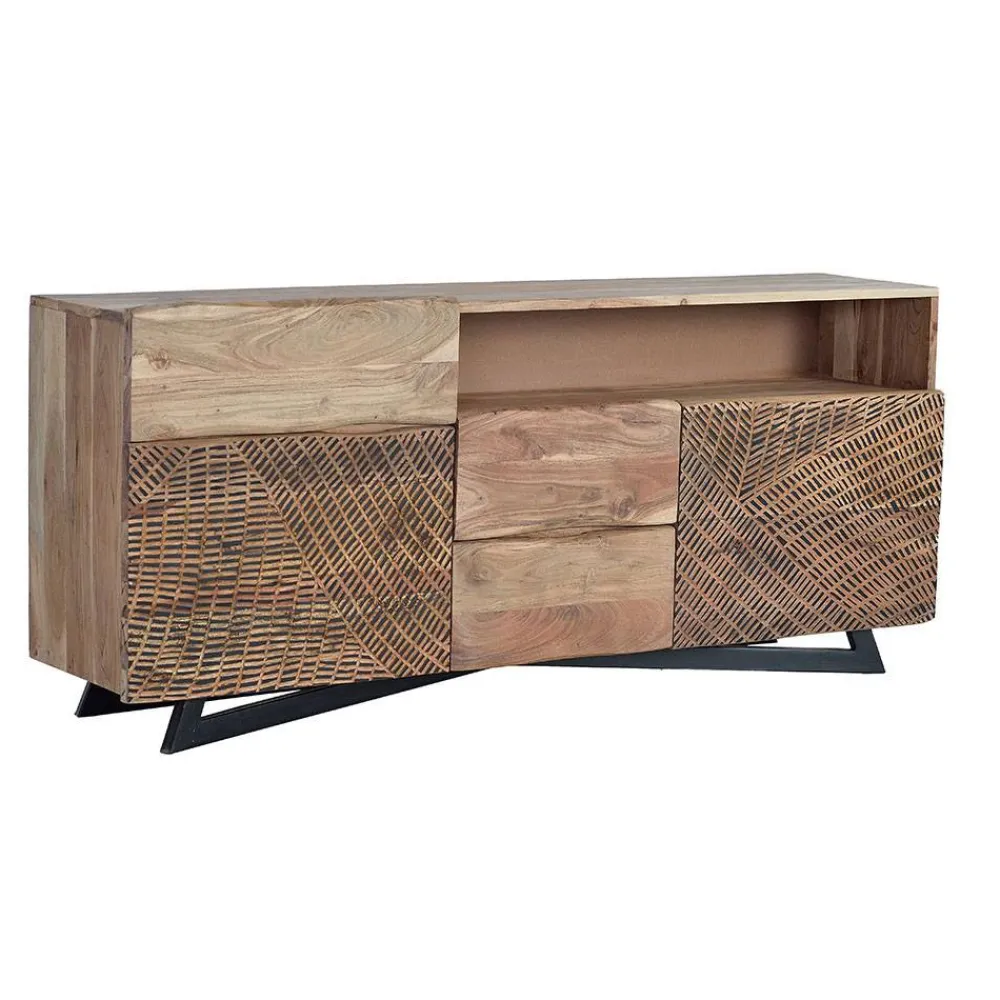 Wohnen Sideboards<Design Anrichte aus Massivholz - Merlan