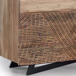 Wohnen Sideboards<Design Anrichte aus Massivholz - Merlan