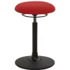 Wohnen Hocker<Design Arbeitshocker in Rot & Schwarz - Minorivo