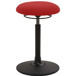 Wohnen Hocker<Design Arbeitshocker in Rot & Schwarz - Minorivo