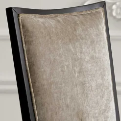 Wohnen Stühle<Design Armlehnenstuhl in Hellgrau Samt - First