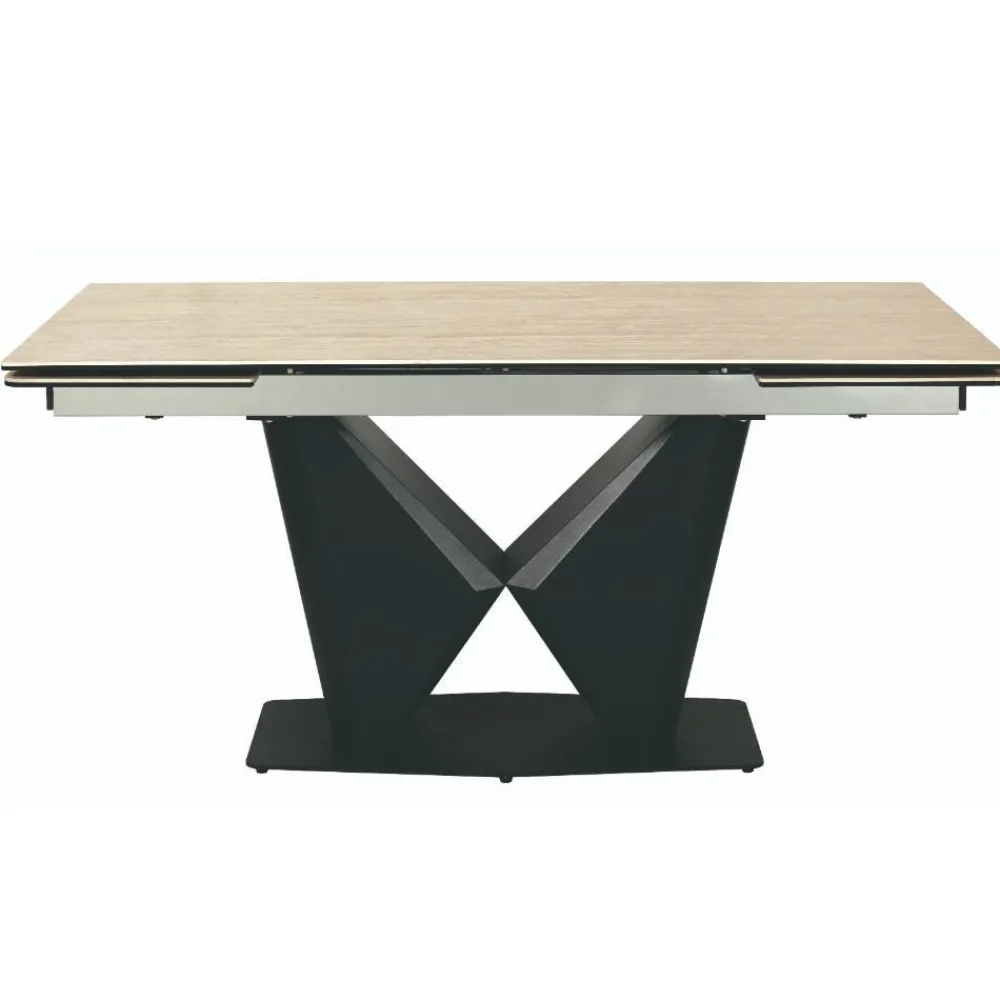 Wohnen Tische<Design Ausziehtisch mit X-Säulengestell - Katell