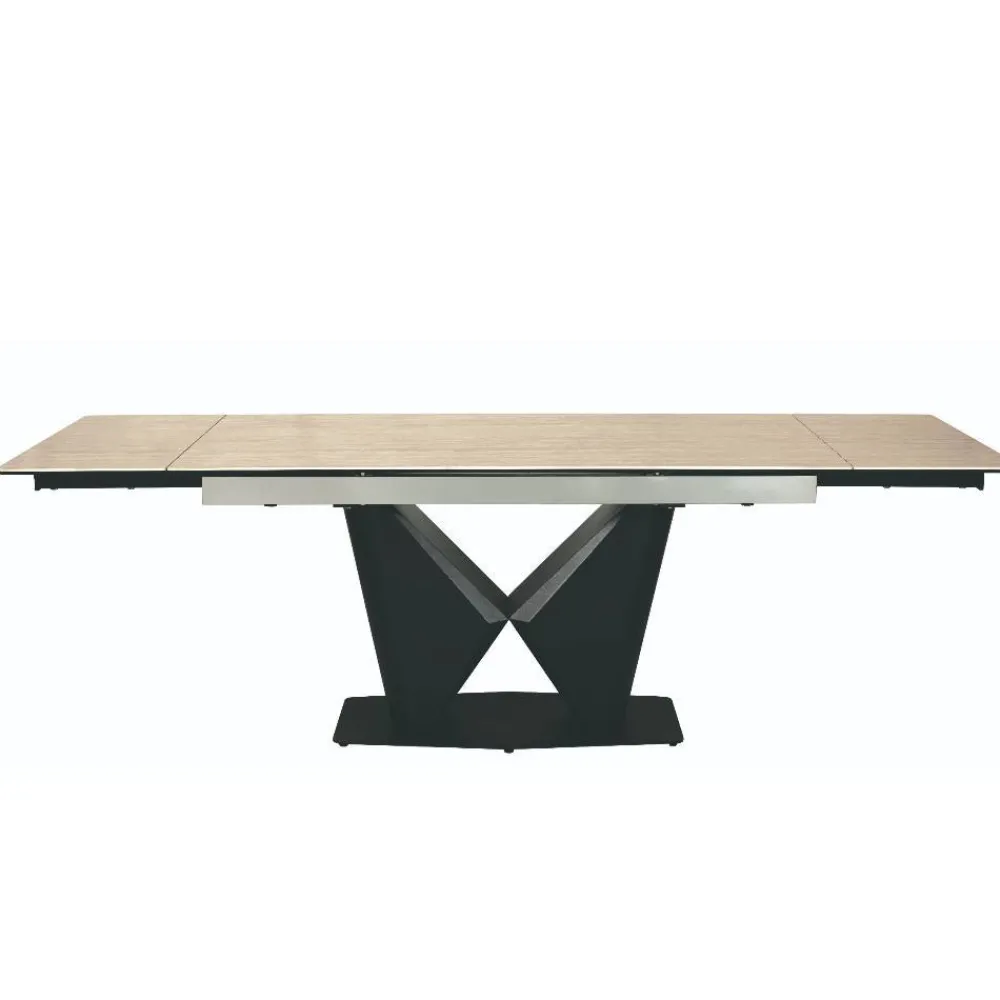 Wohnen Tische<Design Ausziehtisch mit X-Säulengestell - Katell